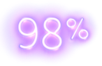 Large glowing text "98%" indicating that 98% of TARPEYO patients have paid less than $10 per prescription.