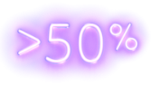 50%
